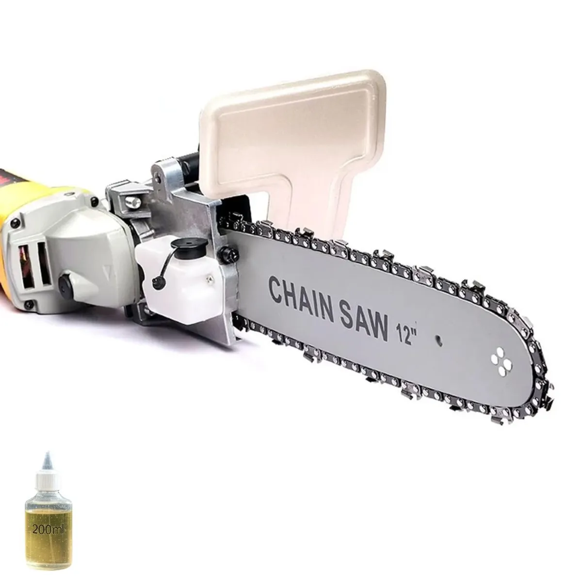 XTD - Adaptador Soporte Amoladora a Motosierra + Aceite Cadena