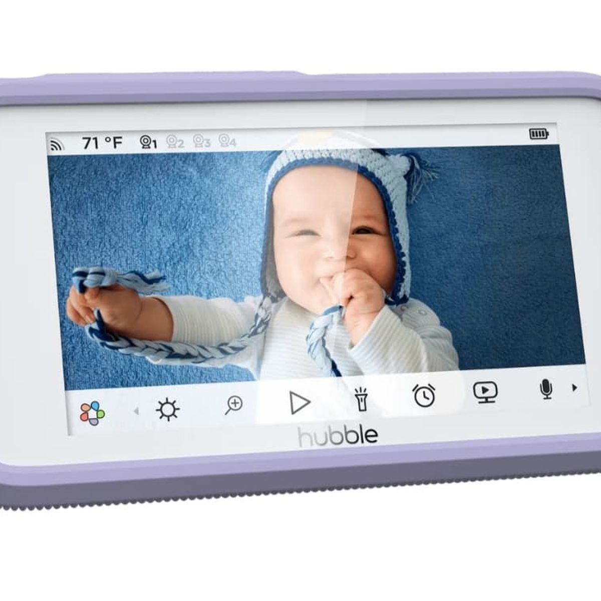 HUBBLE - Monitor de bebé con conexión inteligente y Wi-Fi con visor de unidad para padres