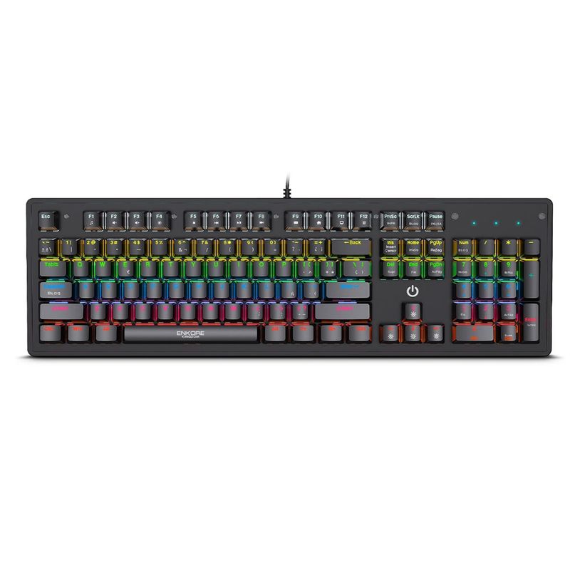 ENKORE - KINGDOM ENK1001 RAINBOW TECLADO GAMER MECANICO USB ENKORE