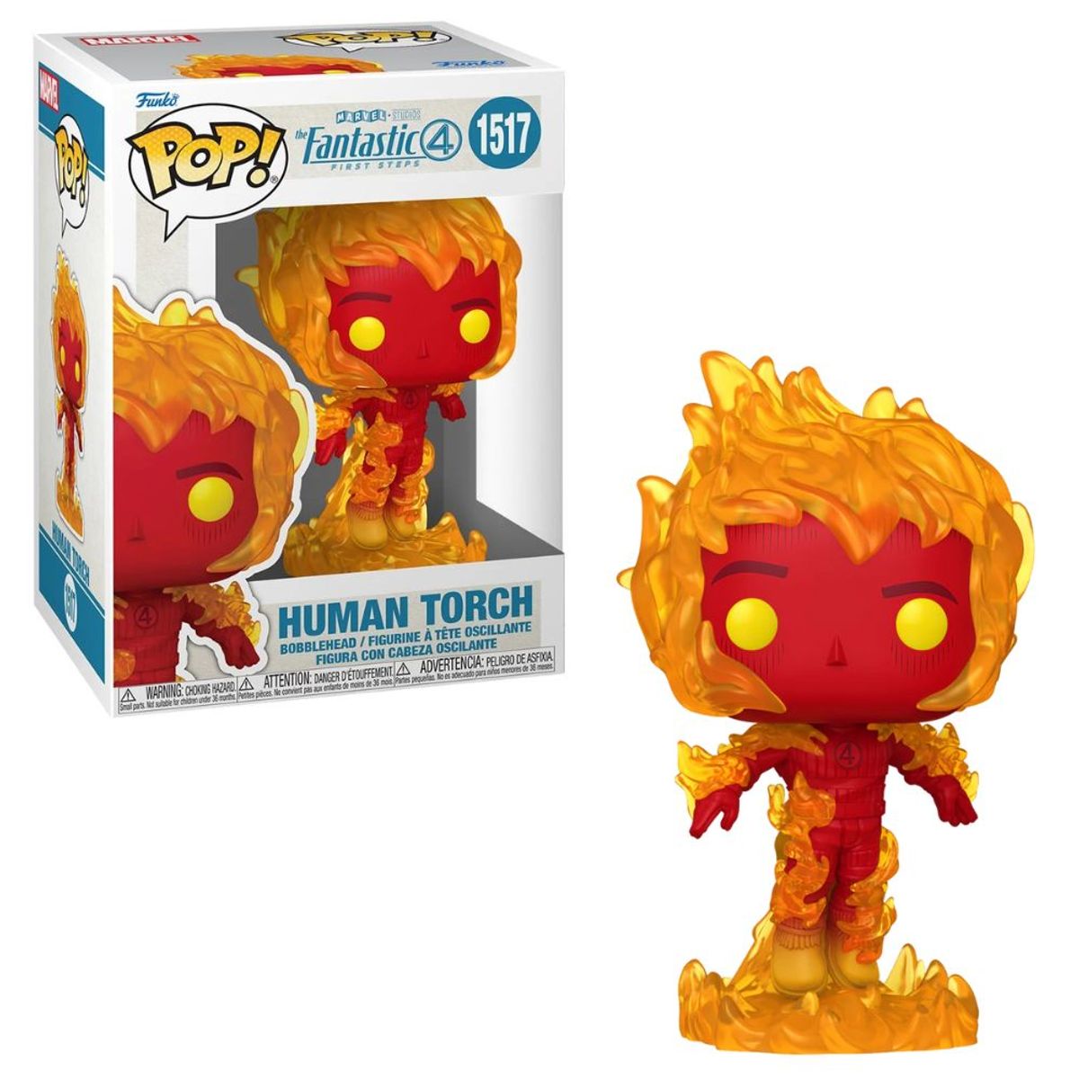 FUNKO - Funko Pop Antorcha Humana Los 4 Fantasticos Fantastic Four