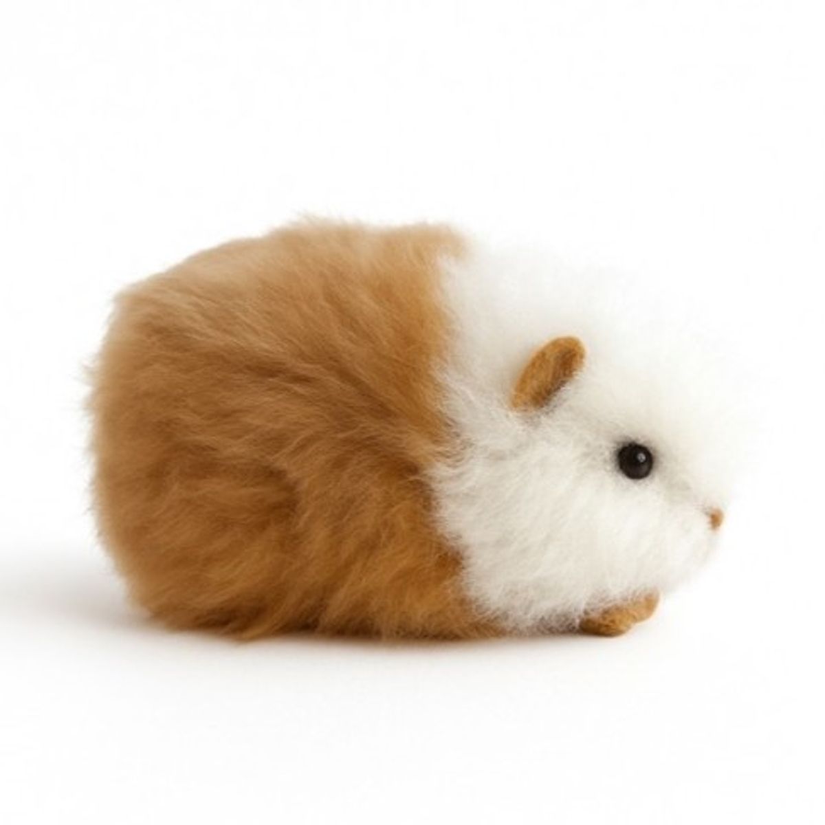 GENERICO - Peluche de Alpaca - Cuy Wawa Blanco - Marrón