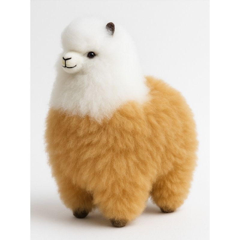 GENERICO - Peluche de Alpaca - Alpaca Wawa Blanco - Beige