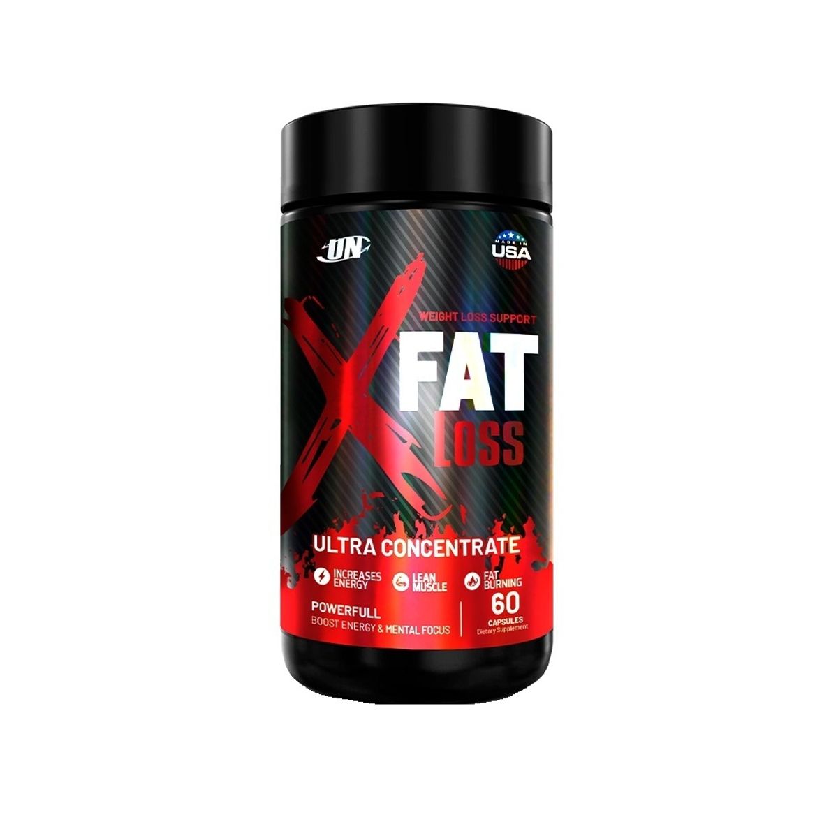 UNIVERSE NUTRITION - XFAT LOSS 60 CAPSULAS UN TERMOGÉNICO