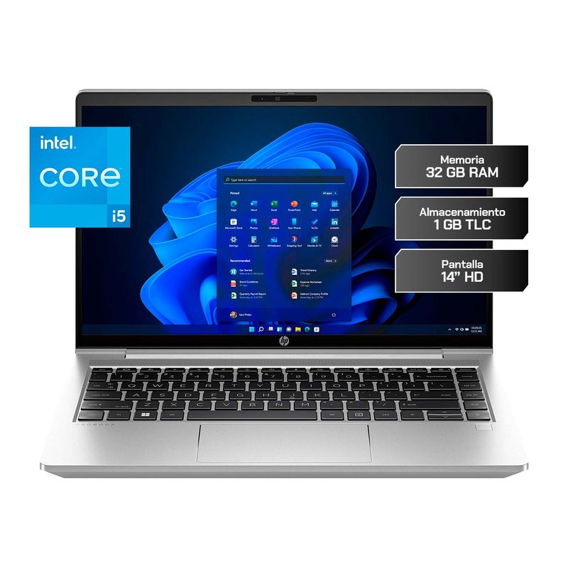 HP - Laptop HP ProBook 440 G10 Intel Core i5 13va Gen 32GB RAM 1TB SSD RTX 2050 14"
