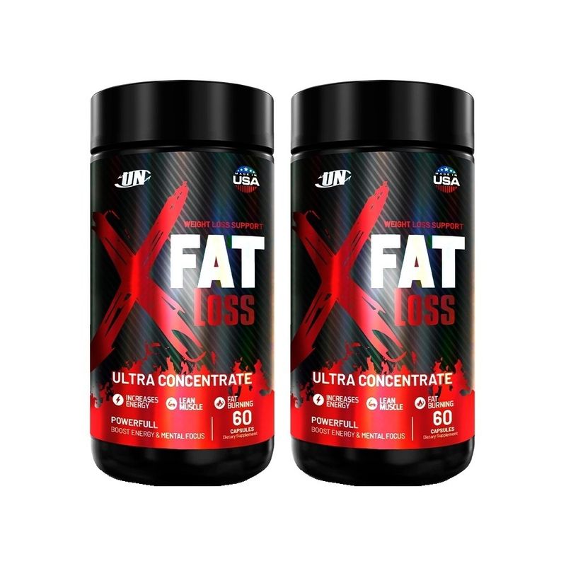 UNIVERSE NUTRITION - QUEMA GRASA 2 FRASCOS XFAT LOSS 60 CÁPSULAS UNIVERSE NUTRITION
