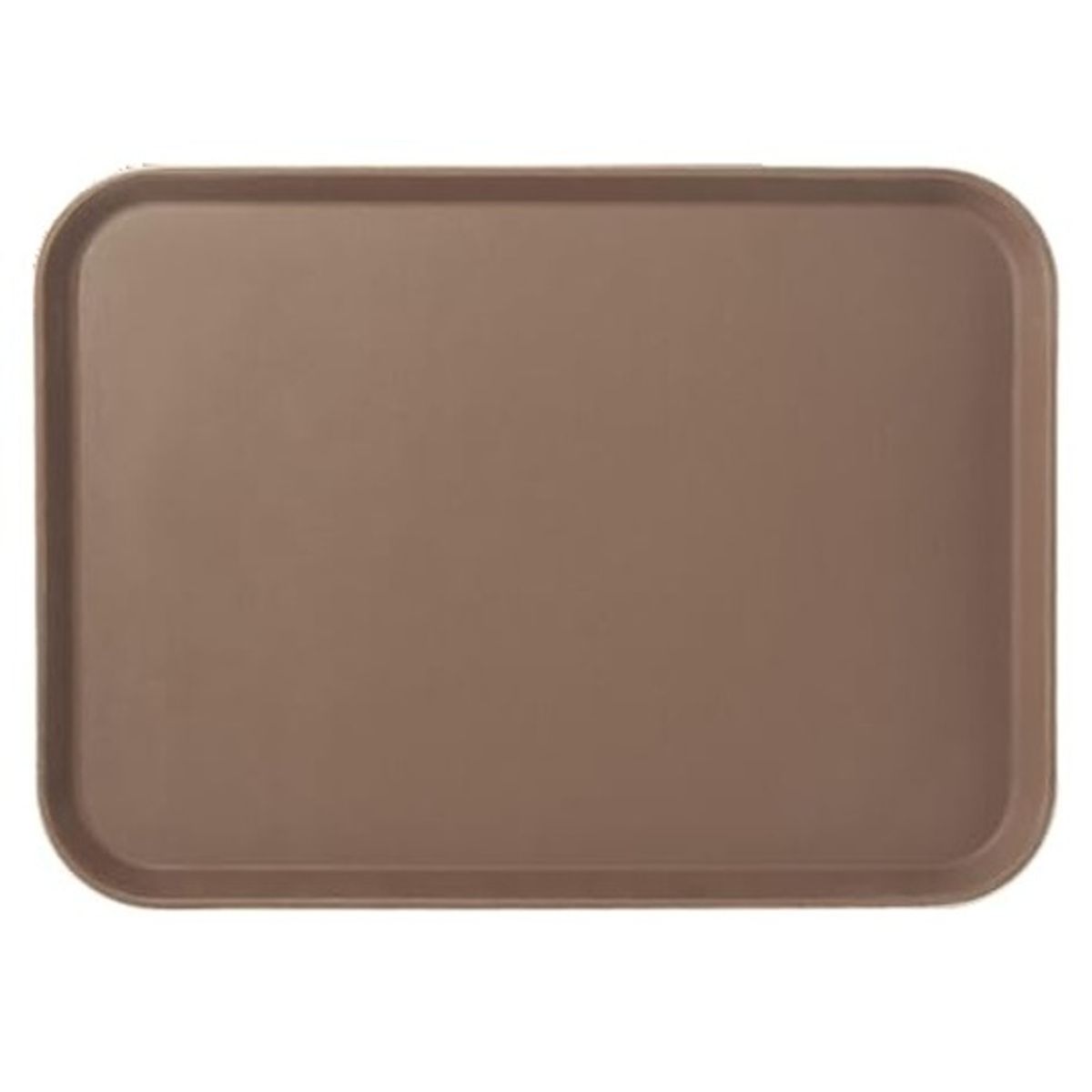 GENERICO - Azafate antideslizante bandeja 56x40 cm marron