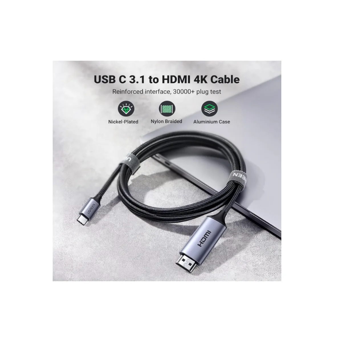UGREEN - Cable Adaptador Tipo-C a HDMI 4K 60Hz 1.5 metros UGREEN 50570