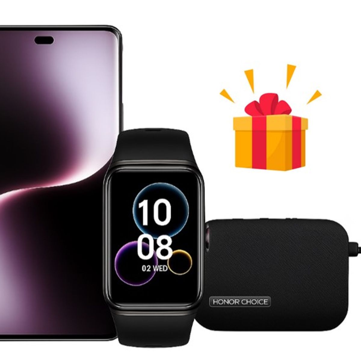 HONOR - HONOR Magic 7 Lite 5G 8GB+512GB  Titanium Purple + Band + Speaker