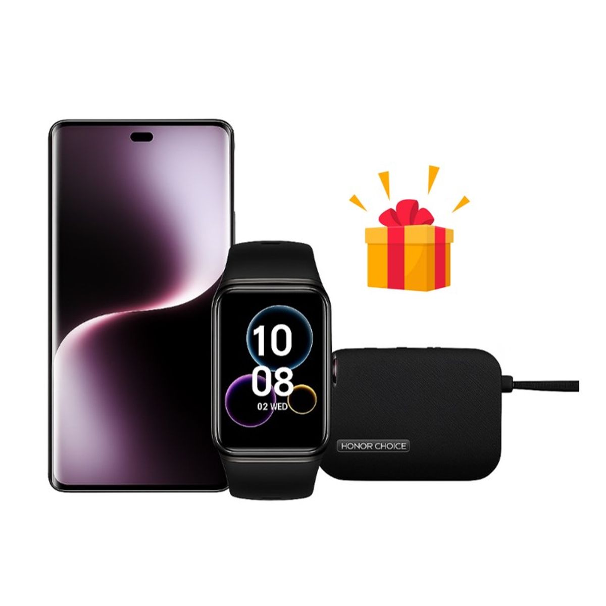 HONOR - HONOR Magic 7 Lite 5G 8GB+512GB  Titanium Purple + Band + Speaker