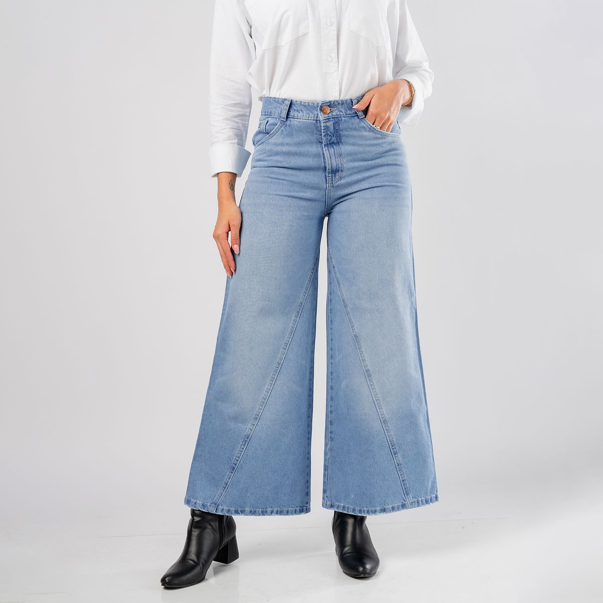 ROXJES JEANS - Jean Palazzo Basta Ancha Mujer