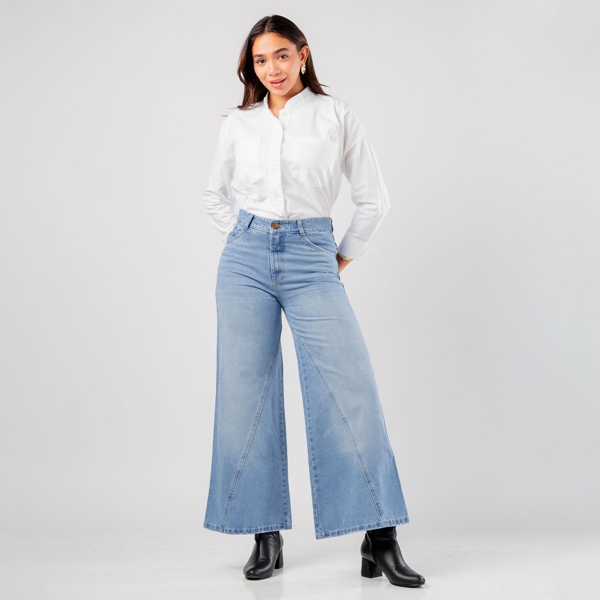 ROXJES JEANS - Jean Palazzo Basta Ancha Mujer