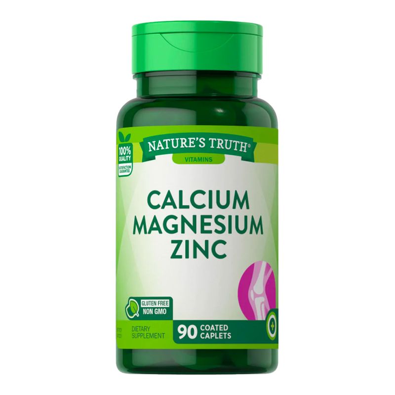 NATURE'S TRUTH - Calcium Magnesium Zinc 90 Tabletas Nature's Truth