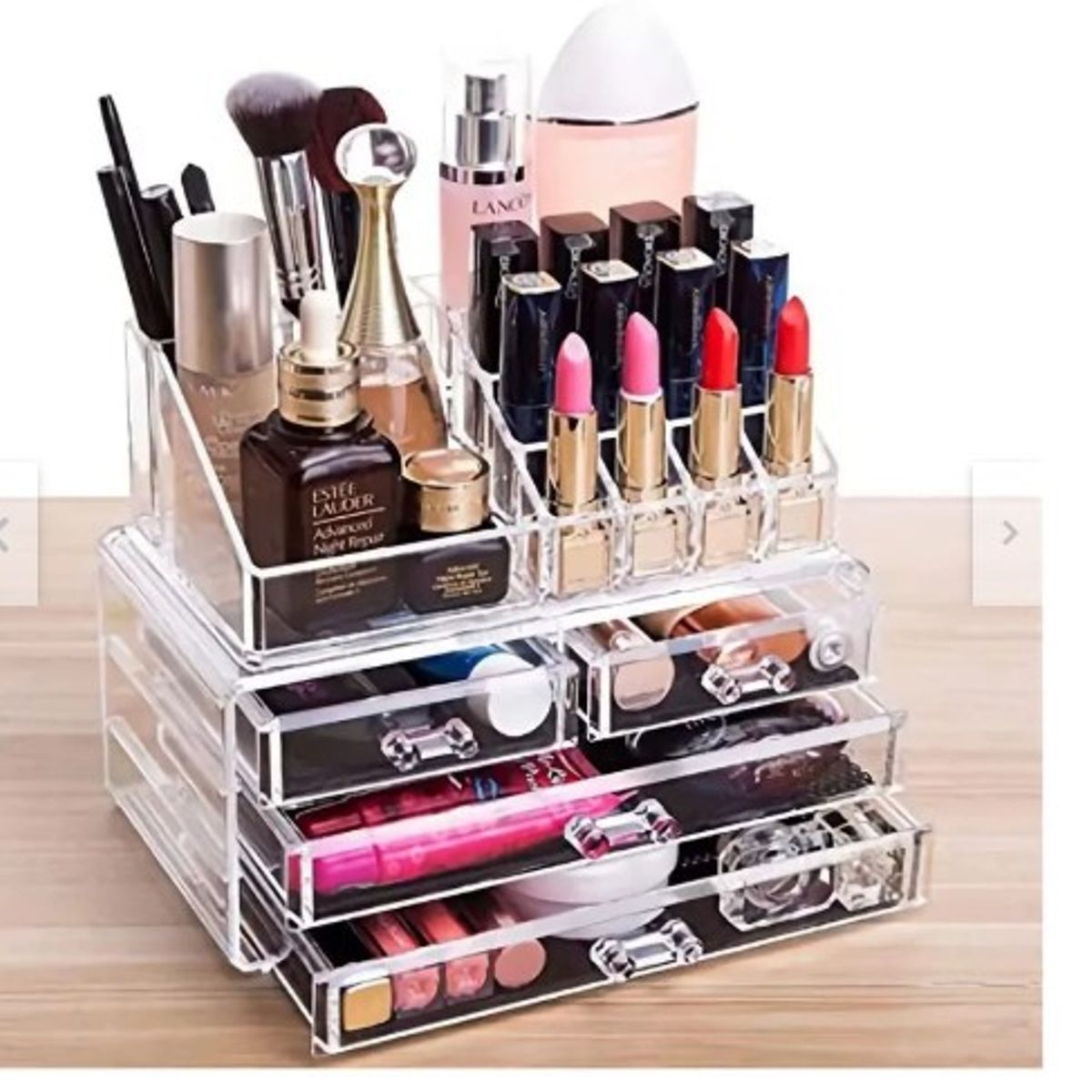 GENERICO - Organizador De Maquillaje Acrilico Almacenador Maquillaje