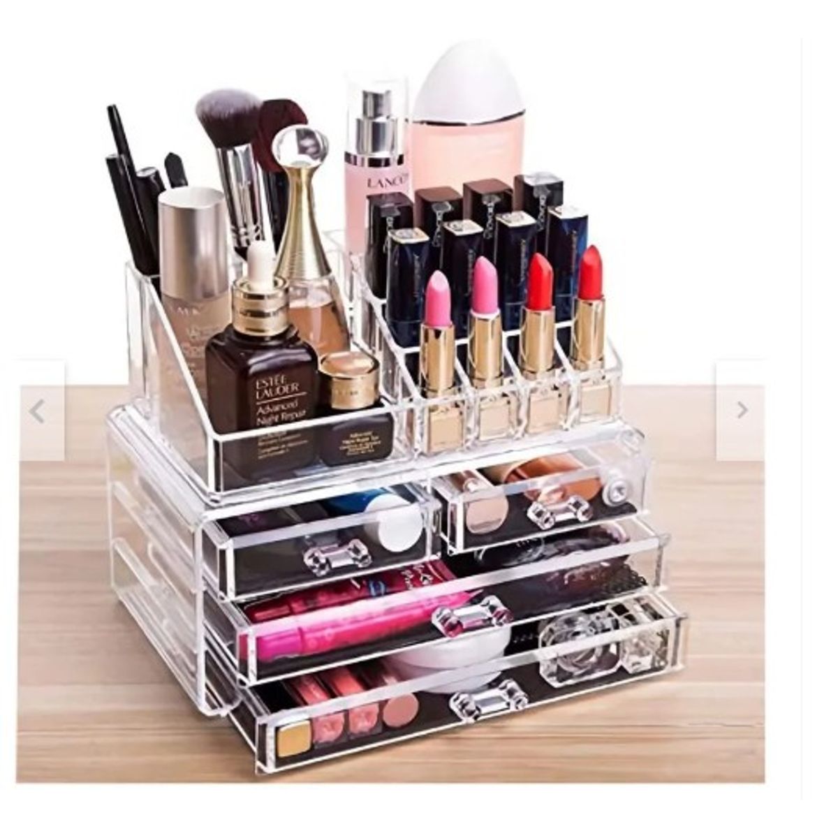 GENERICO - Organizador De Maquillaje Acrilico Almacenador Maquillaje