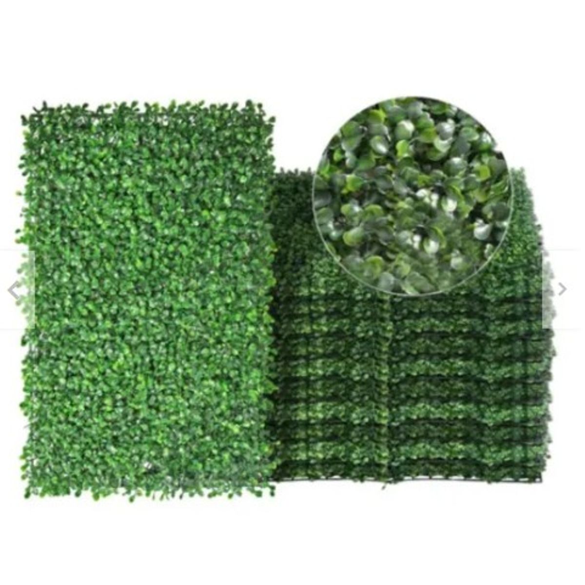 GENERICO - Tapete de Follaje Artificial Jardín 40x60cm Pack X 10 Unidades