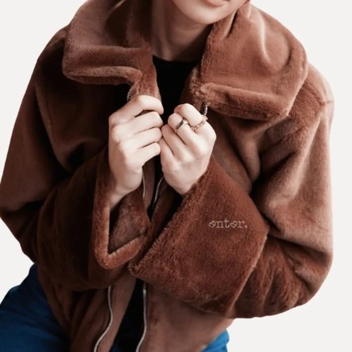 ANTAR - ABRIGO VELVET PARA MUJER