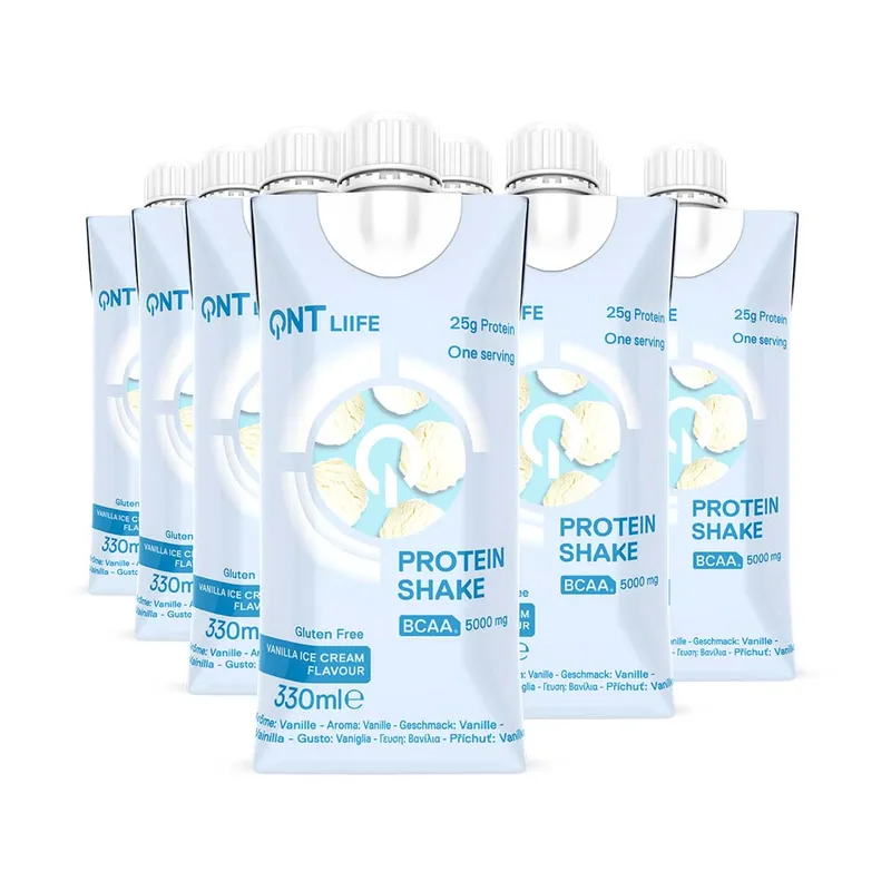 QNT - Pack X 12 Batidos De Proteina Vainilla 25g 330ml Qnt