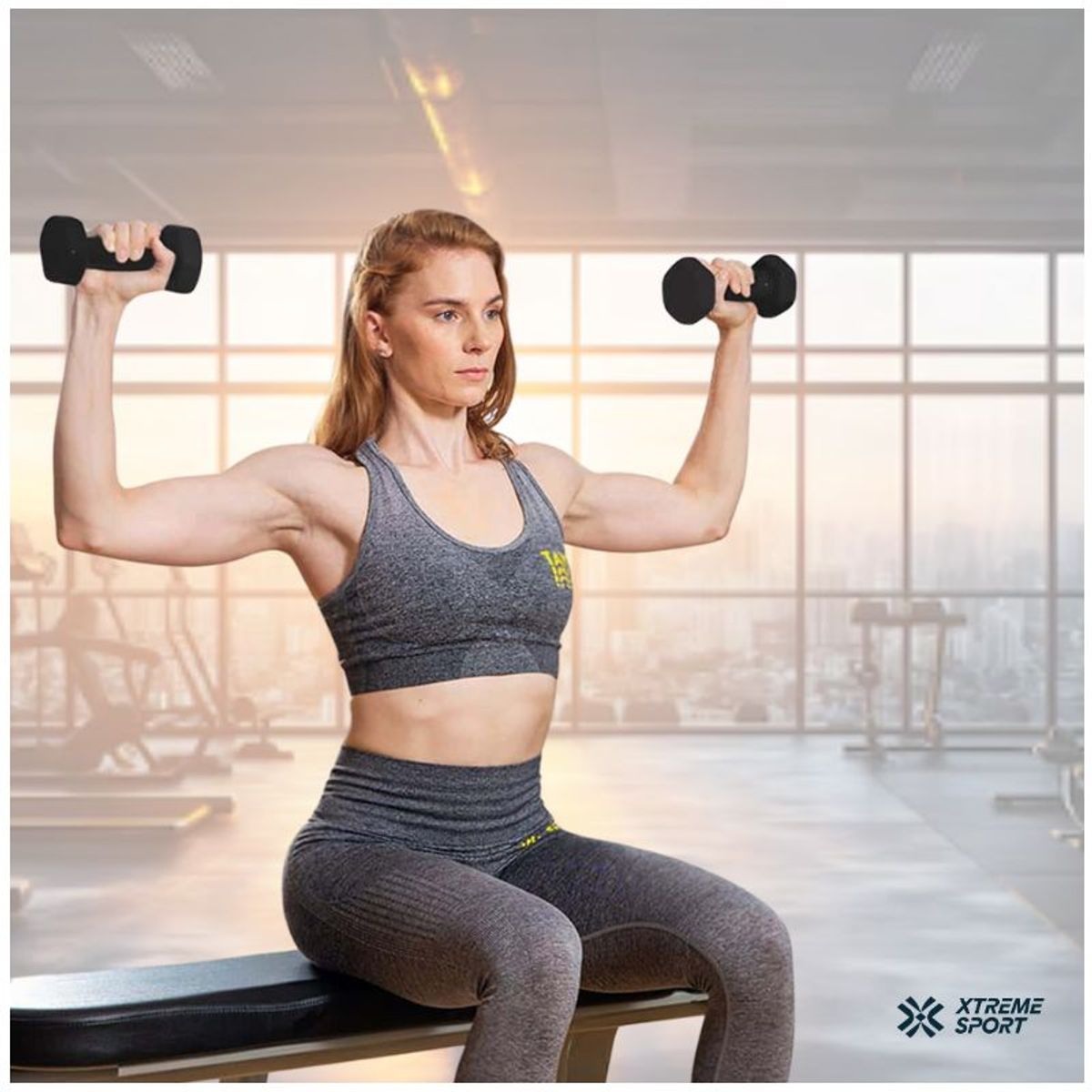 XTREME SPORT - Mancuernas Xtreme Sport Pesas De 4 kg Fitness De Vinil X2