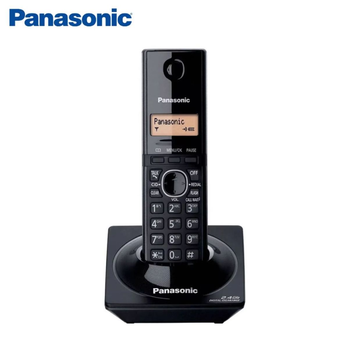 PANASONIC - Telefono Fijo Panasonic Digital De 2.4 GHz KX-TG3451LCB.- Negro