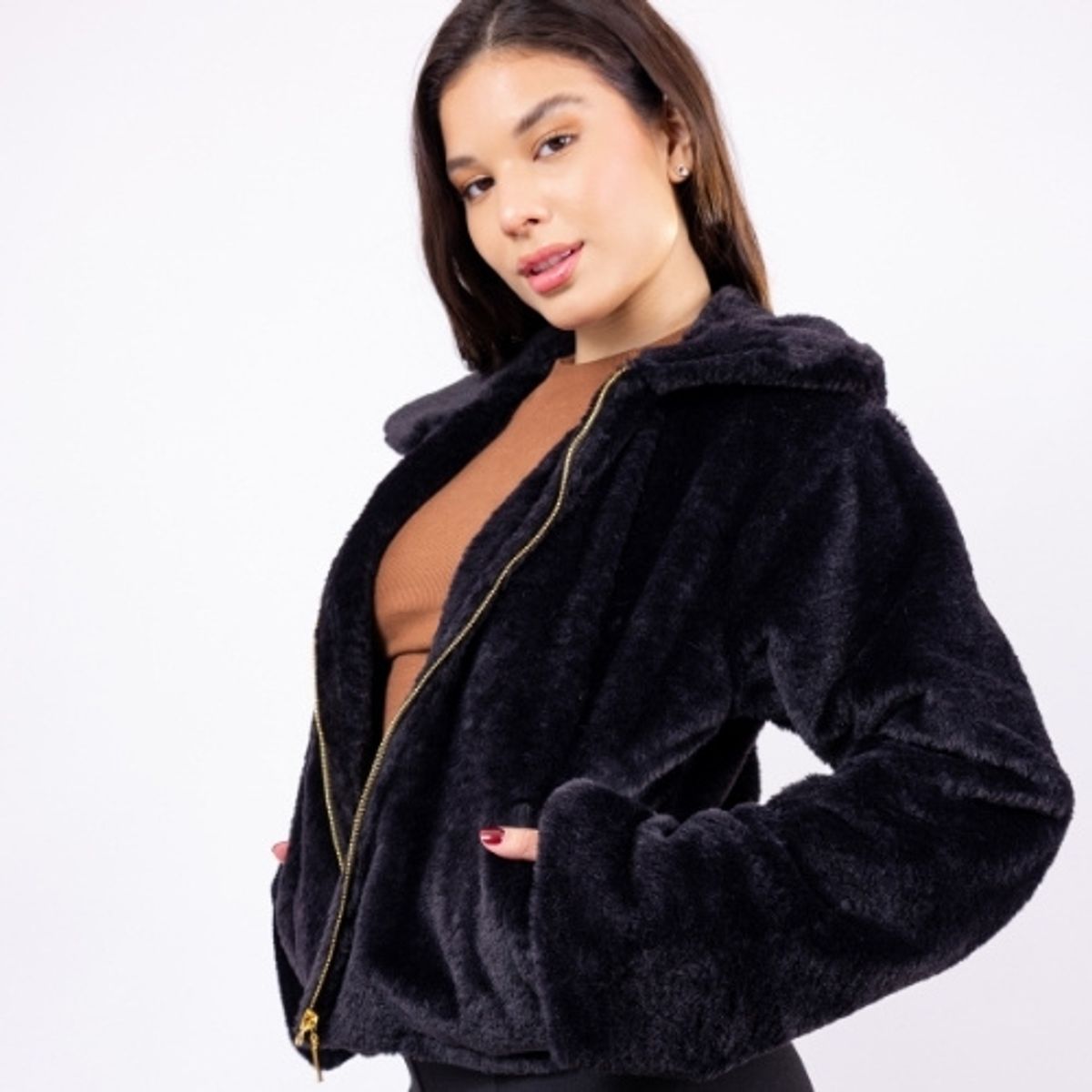 ANTAR - ABRIGO VELVET PARA MUJER