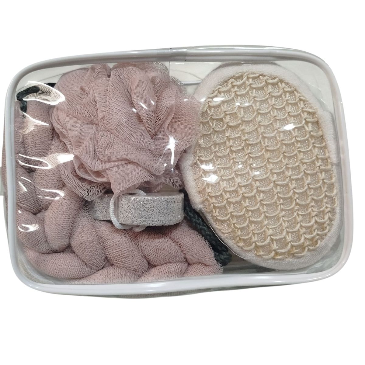 GENERICO - Set de baño - Esponja exfoliante para el cuerpo esponjas y piedra pómez