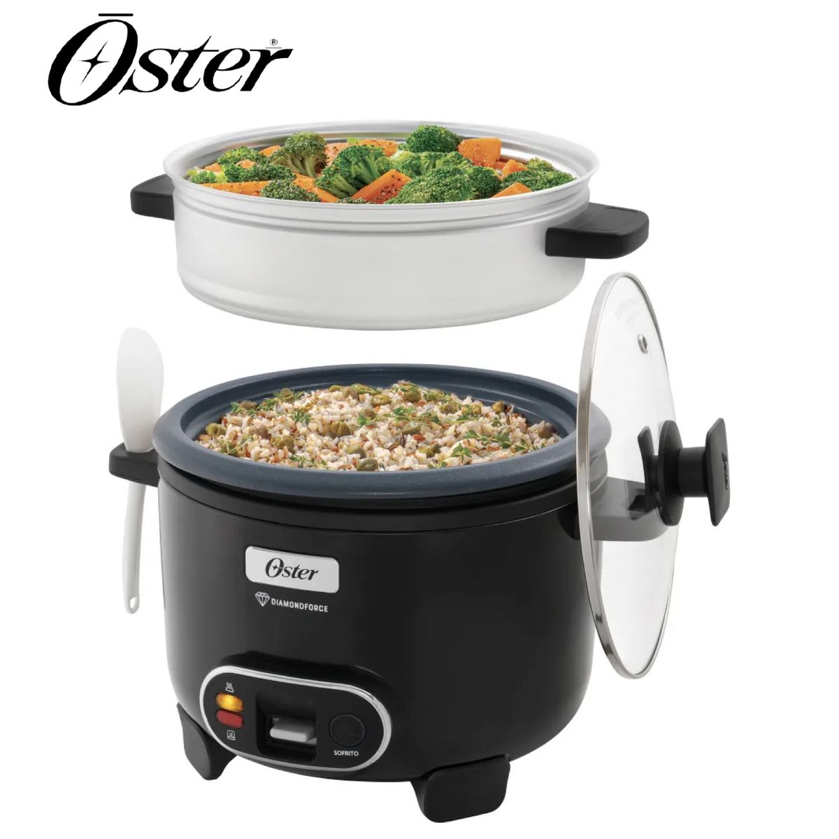 OSTER - Arrocera de 10 Tazas  Oster CKSTRC10DFBLK