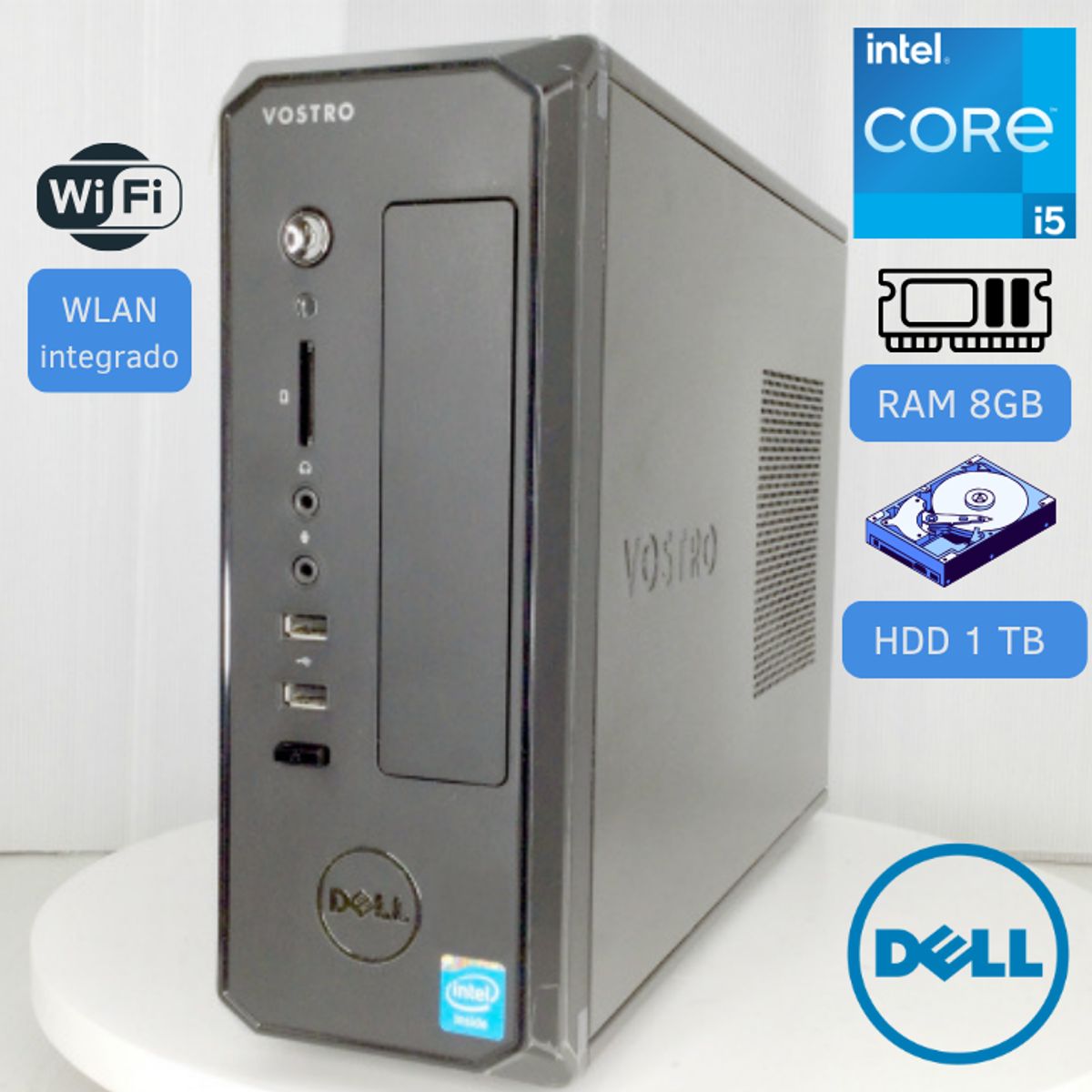 DELL - Computadora Dell Vostro D06S Intel Core I5 1TB HDD 8GB RAM
