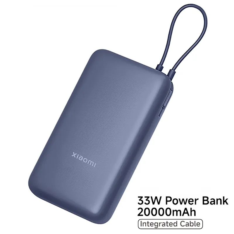 XIAOMI - Power Bank Xiaomi 20000mAh 33W Fast Charger  Azul