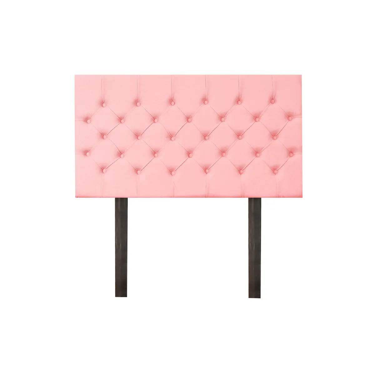 MUEBLES MACRUMO - Cama tapizada Verona - 1.5 Plz - Color Rosado