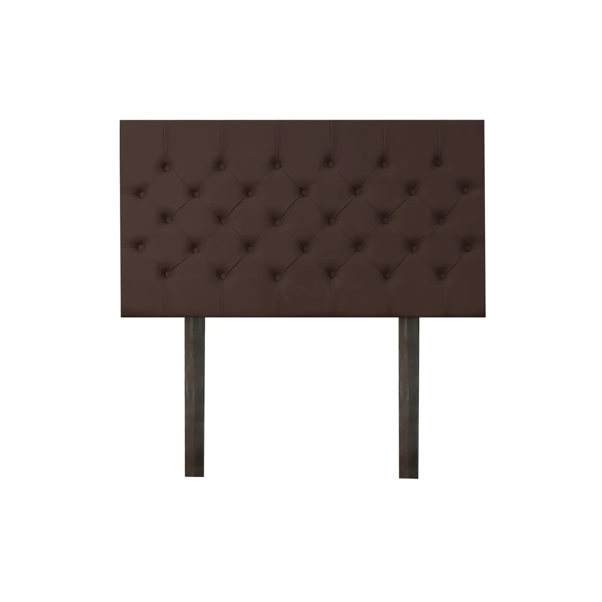 MUEBLES MACRUMO - Cama tapizada Verona - 2 Plz - Color Marrón