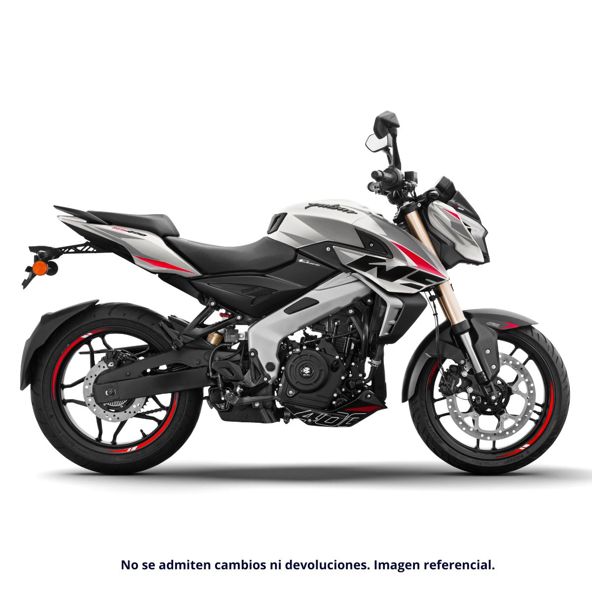 BAJAJ - MOTO PULSAR NS 400 Z - BLANCO / ROJO