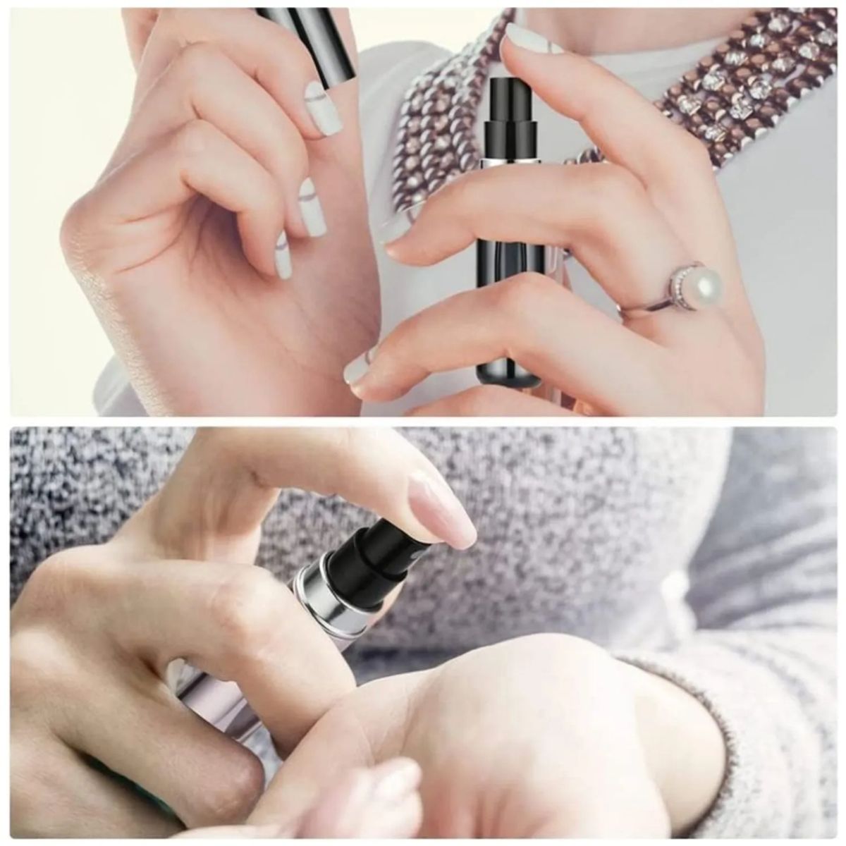 GENERICO - Atomizador Dispensador de Perfume Portátil y Recargable 5ml