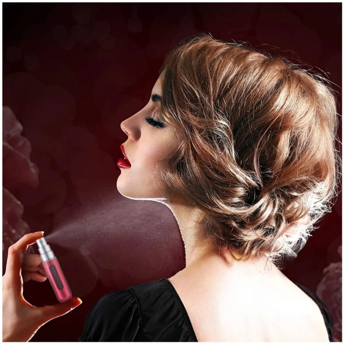 GENERICO - Pack x2 Atomizadores Dispensadores de Perfume Portátil y Recargable 5ml