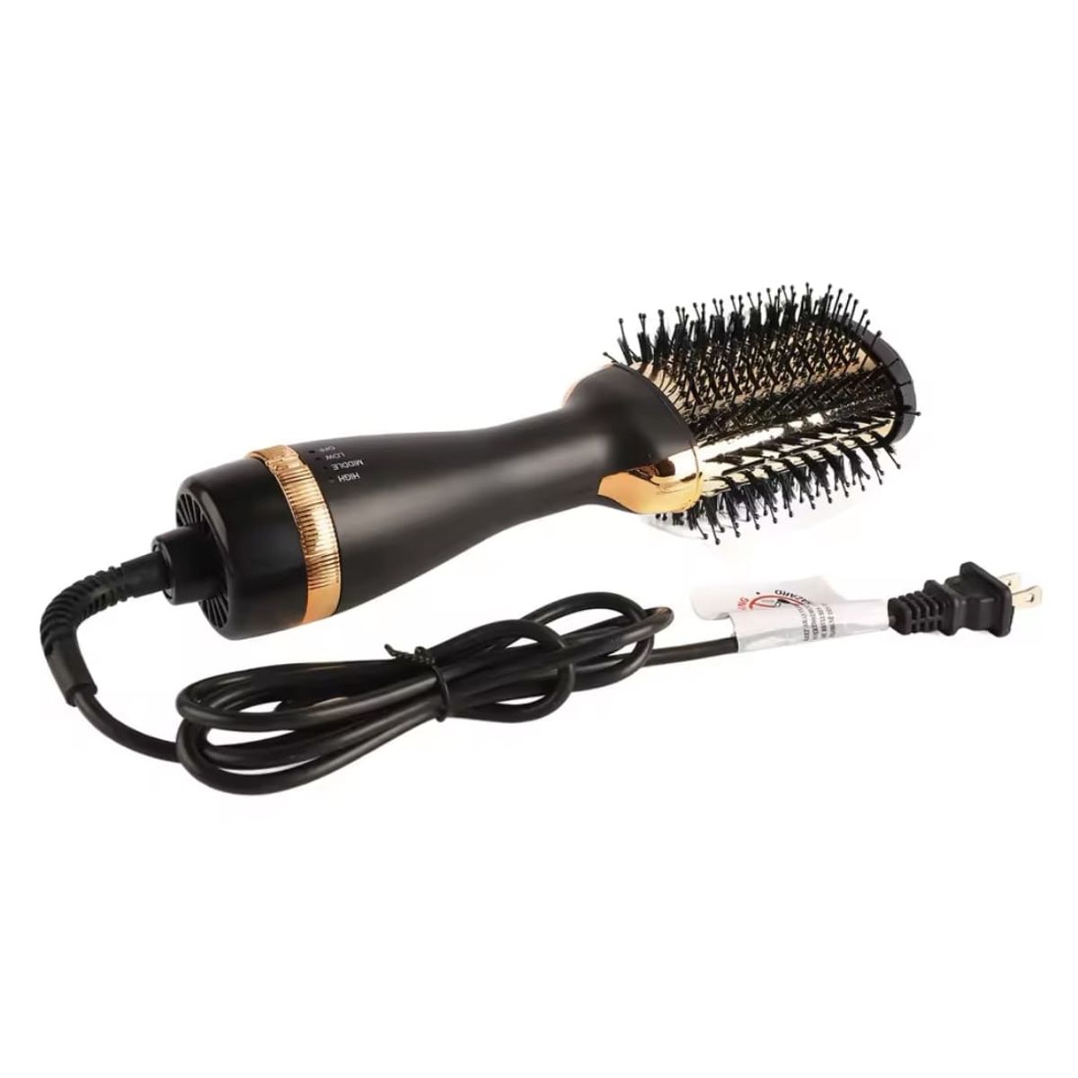 GENERICO - Cepillo Secador Cabello Alisador Ondulador 3 en 1 Multifuncinal