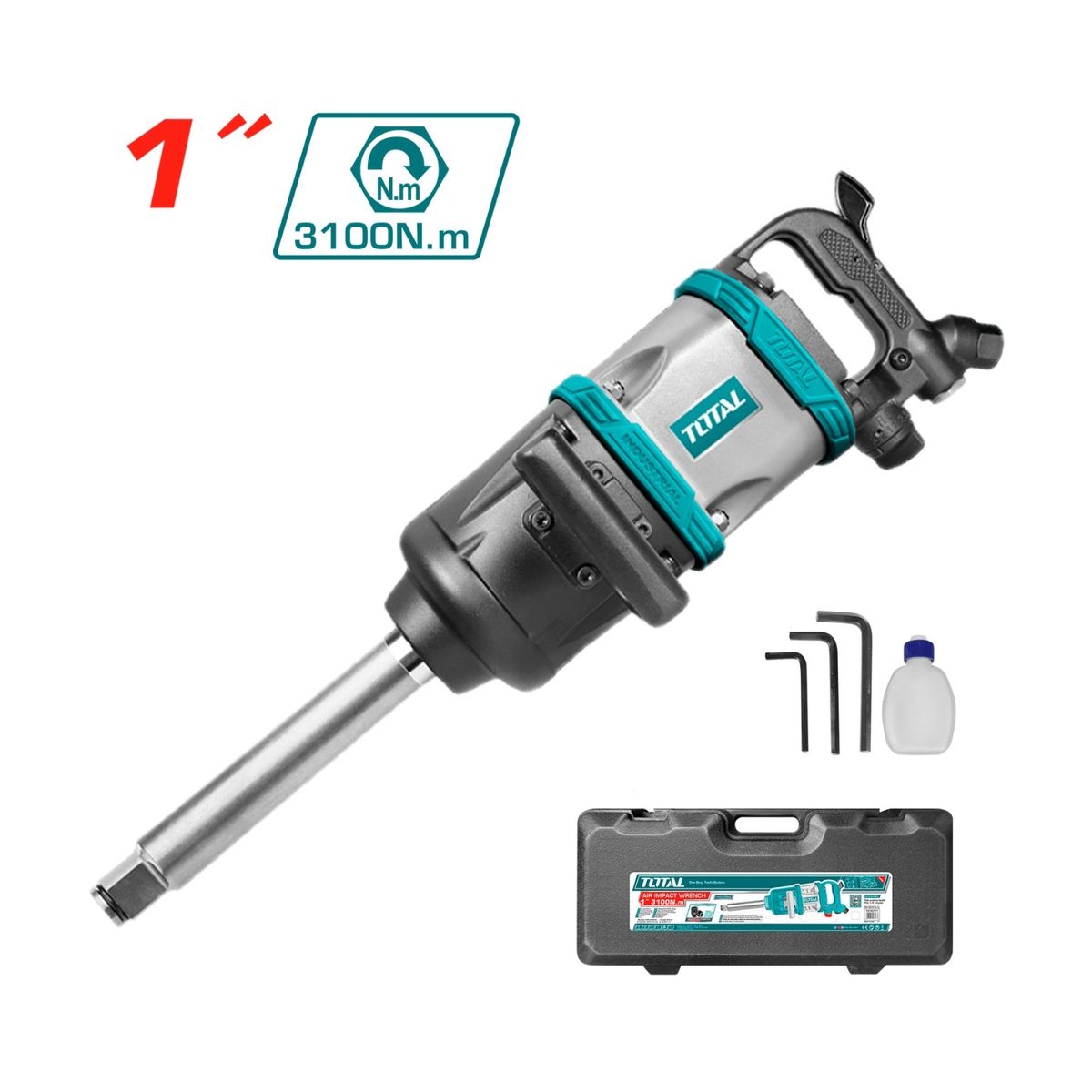 TOTAL TOOLS - Llave de impacto neumática 1 25mm Total