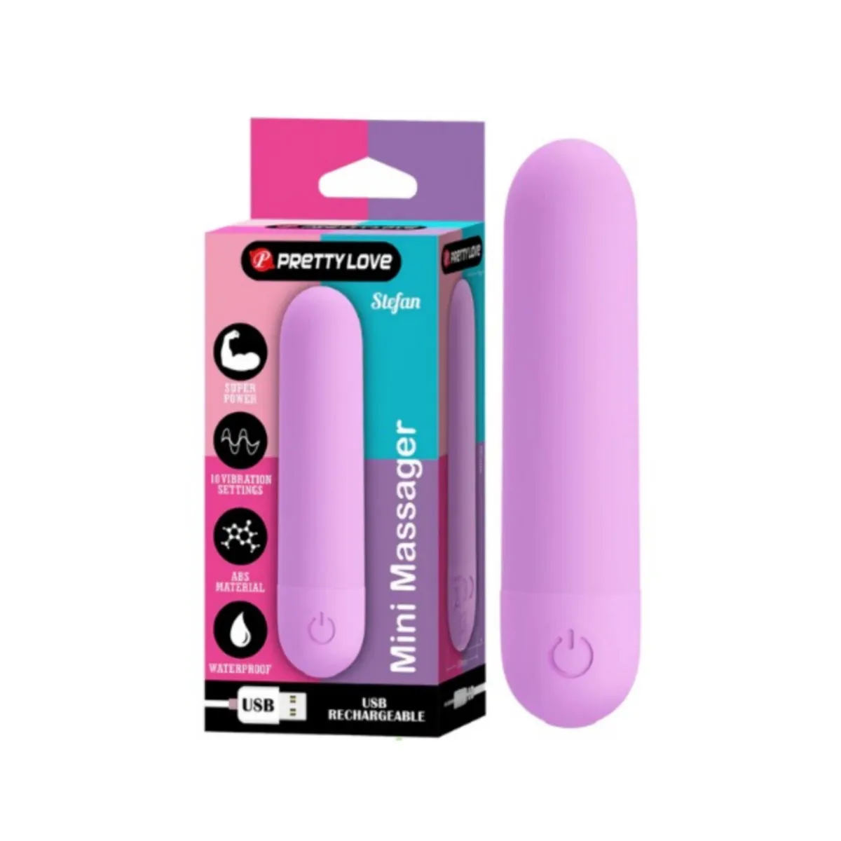 PRETTY LOVE - VIBRADOR PRETTY LOVE BALA  MINI STEFAN