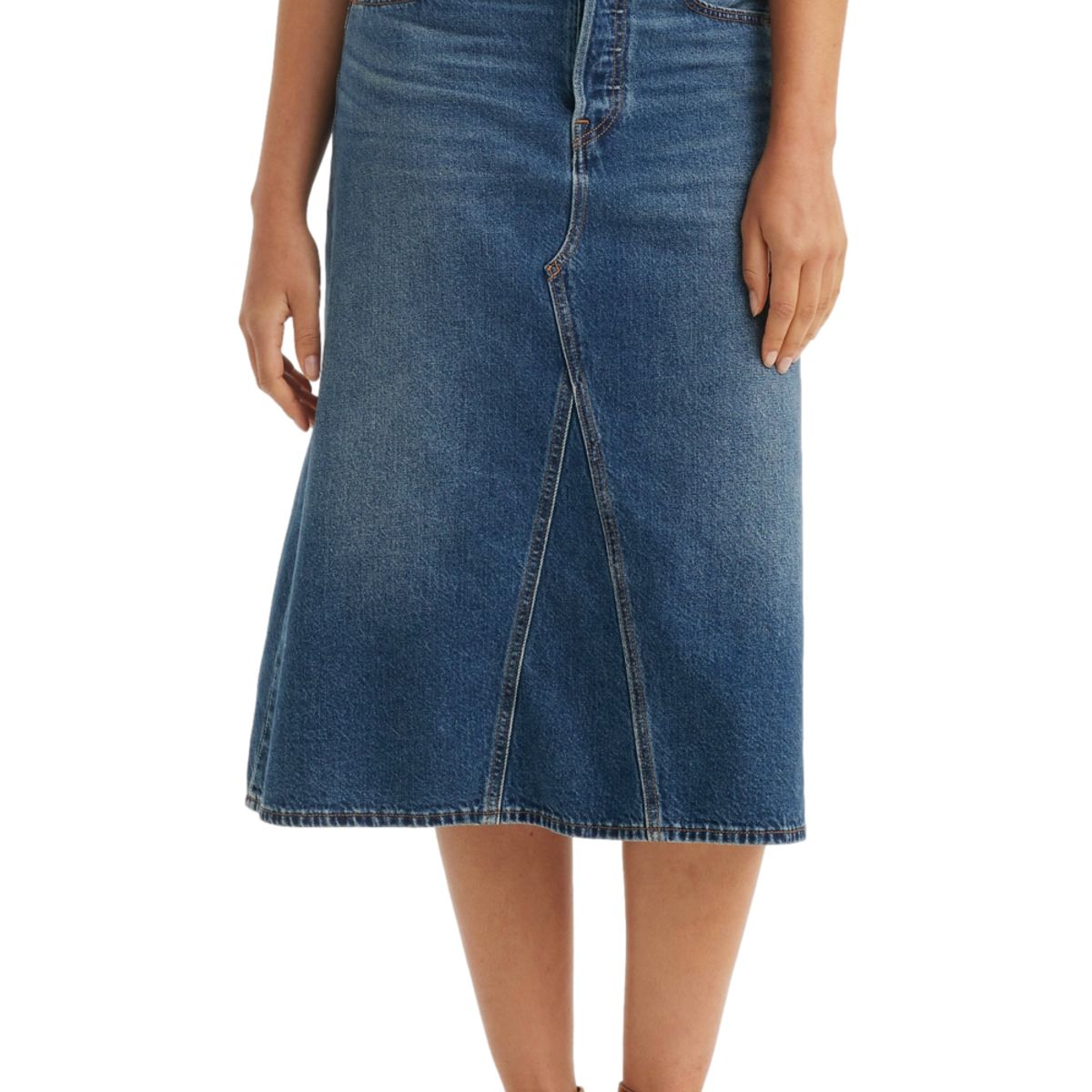 LEVIS - Falda Mujer Hr Decon Skirt Azul Levis