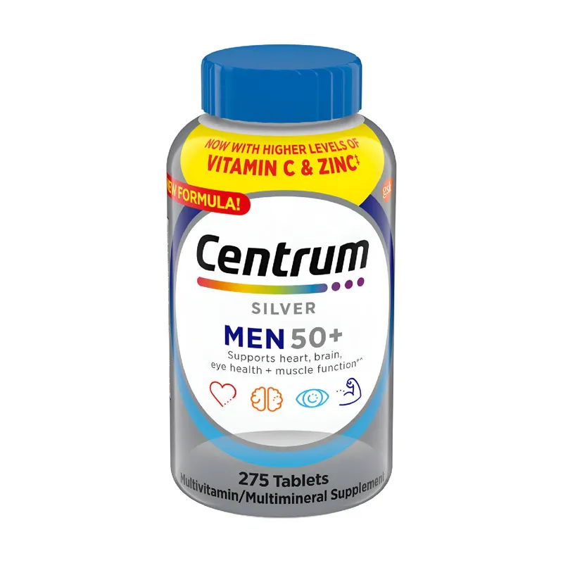 CENTRUM - CENTRUM MULTIVITAMÍNICO TABLETAS 275 SILVER HOMBRE 50