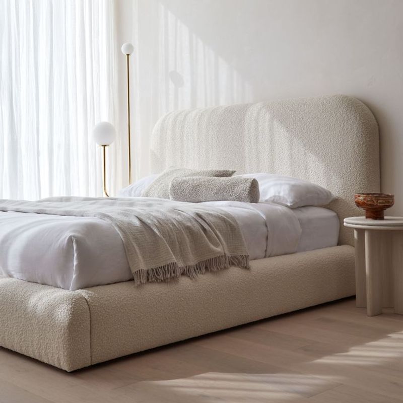 GENERICO - CAMA BOX TARIMA NUD KING BEIGE