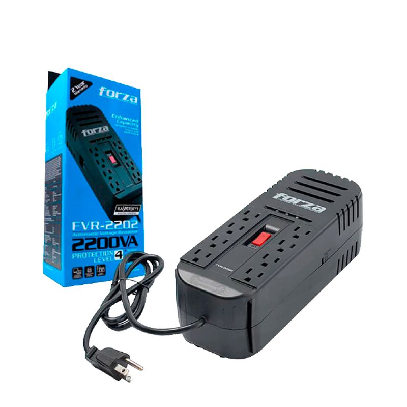 FORZA - ESTABILIZADOR FORZA 8 ENTRADAS 2200VA FVR-2202