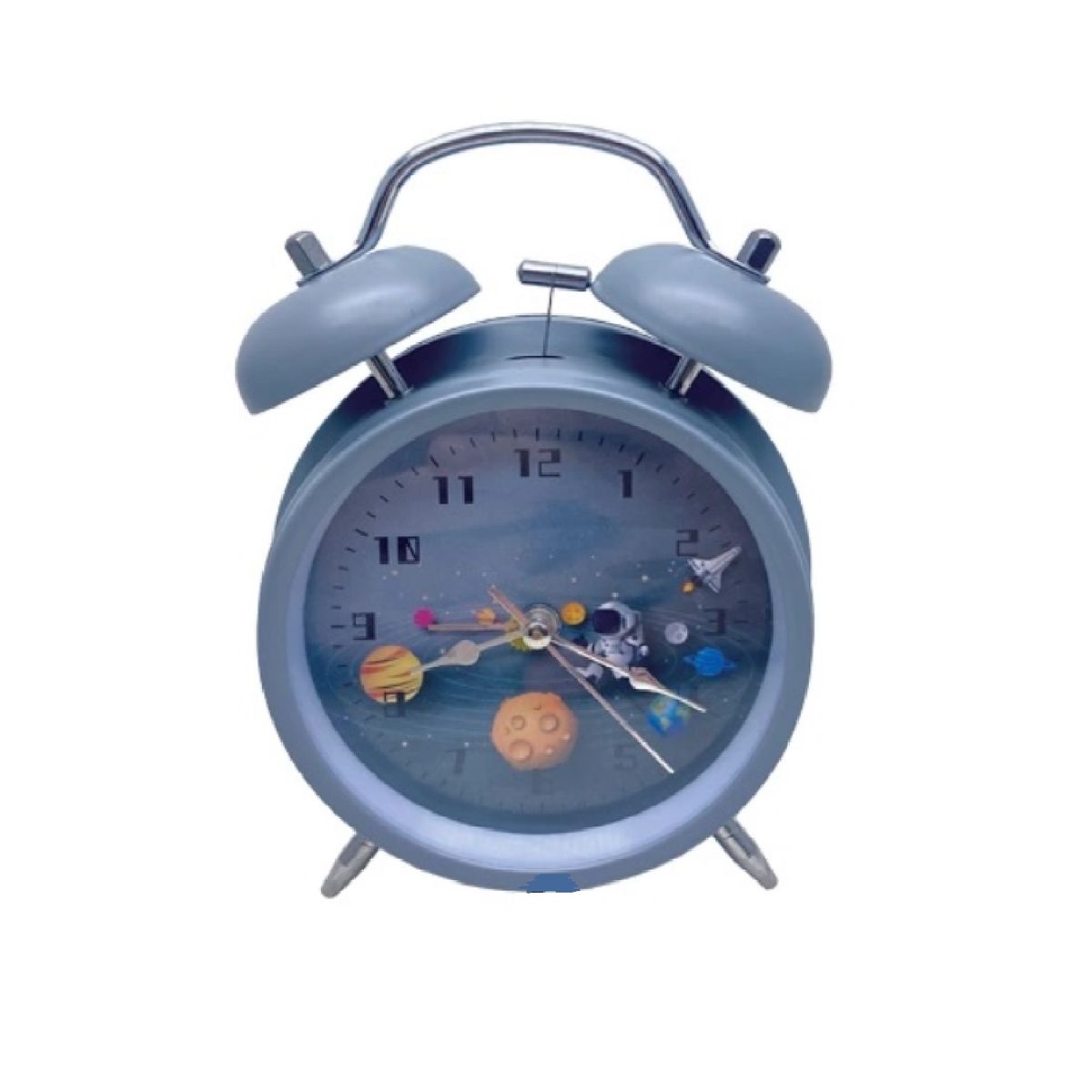 OTTOWARE - Reloj De Mesa Astronauta Con Alarma Color Gris