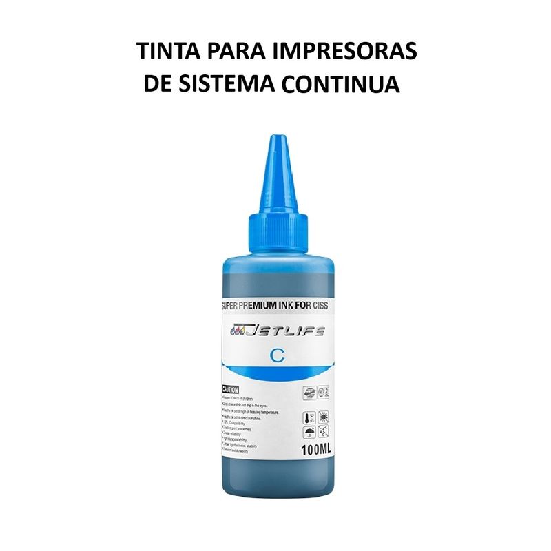 JETLIFE - Kit de Tinta Jetlife Genérica De 100ml Cian