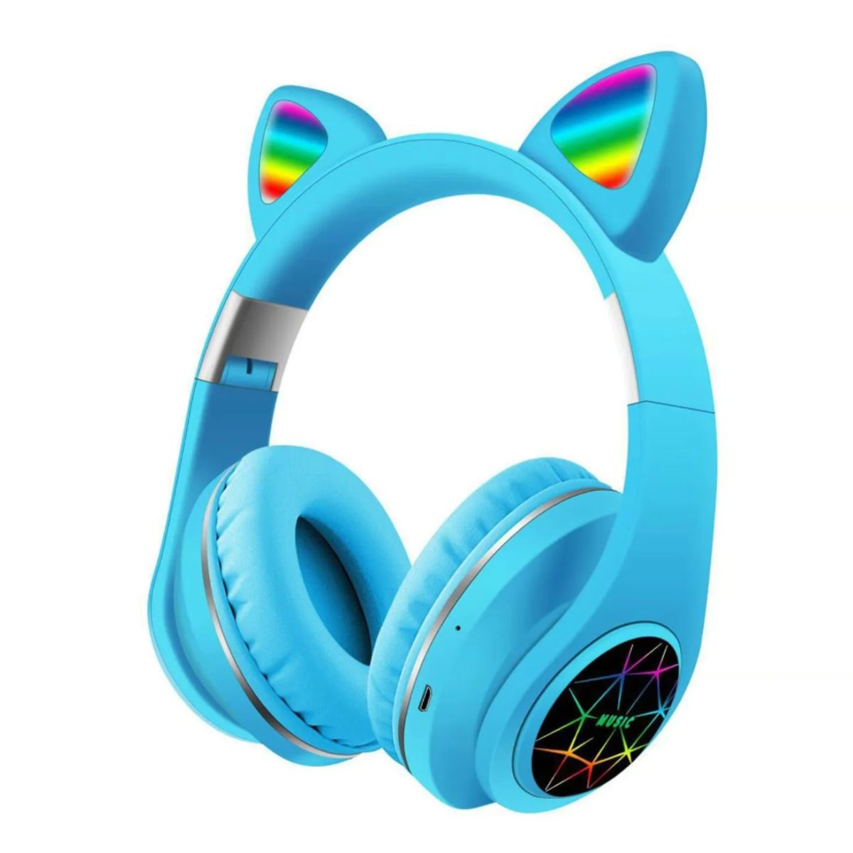 GENERICO - Audífonos Orejas de Gato Bluetooth Led 7