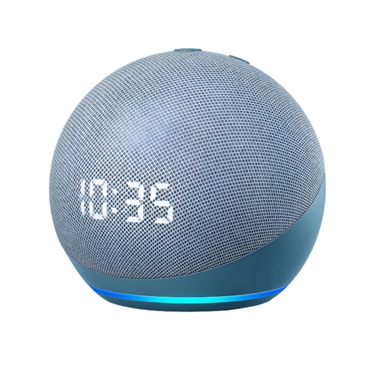 AMAZON - Echo dot Amazon 4ta generación con reloj celeste
