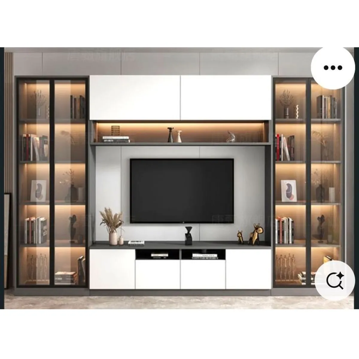 GENERICO - Centro de Entretenimiento Mosta 10 Puertas - Marron y Blanco