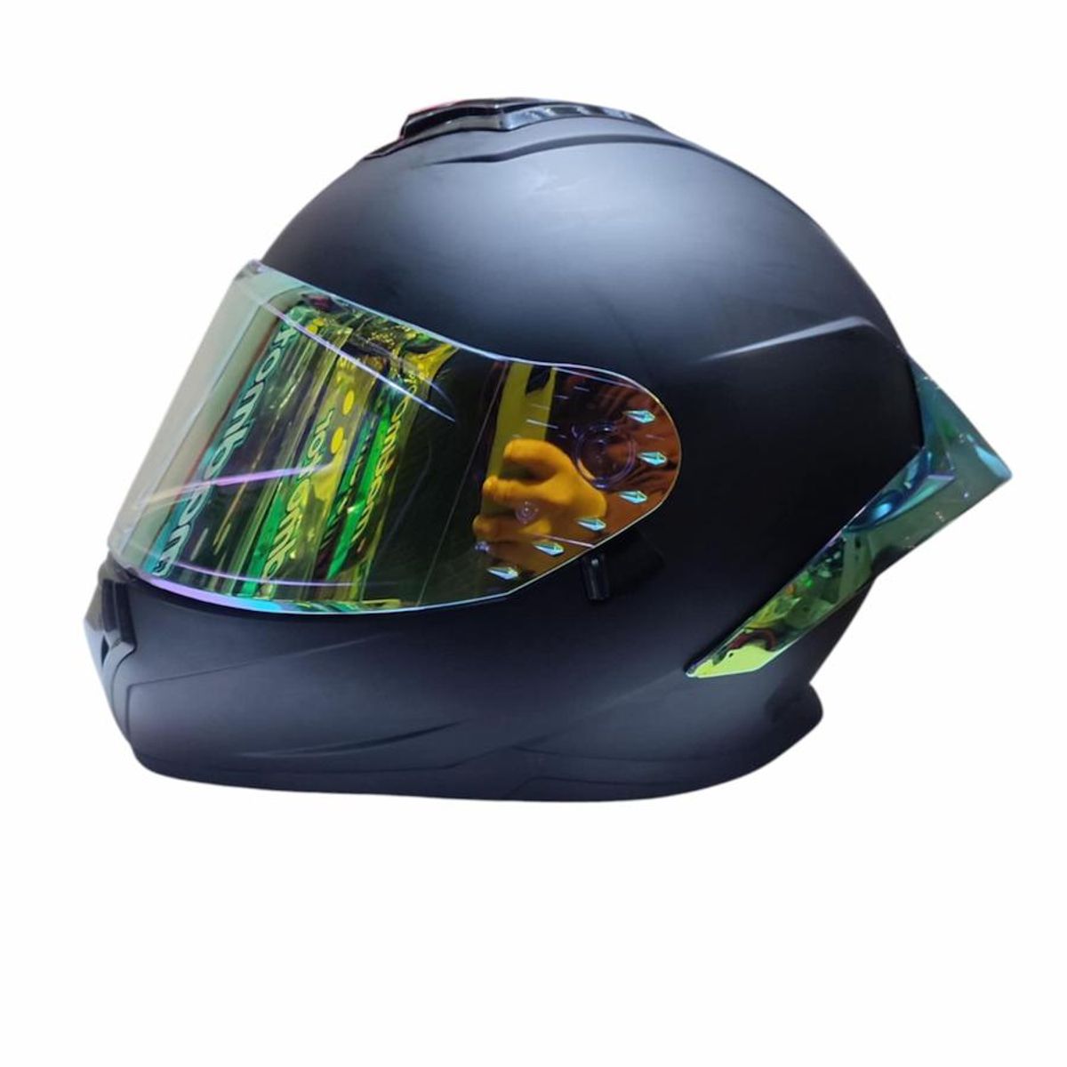 GENERICO - Casco integral Revo con visor tornasolado Negromate talla XL