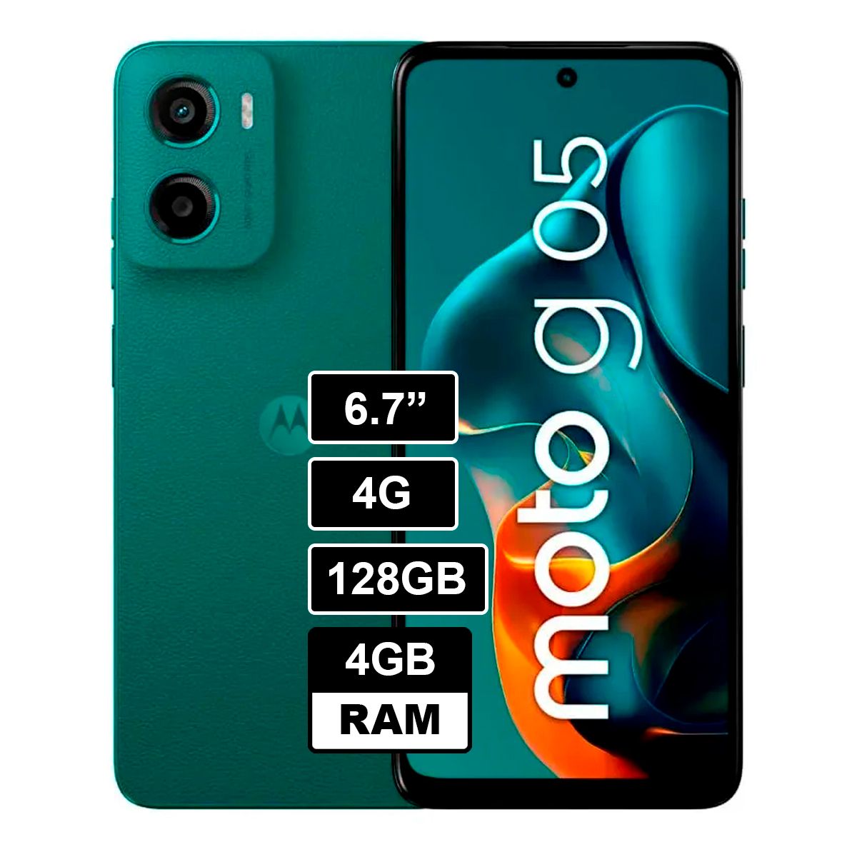 MOTOROLA - Celular Moto G05 4GB RAM - 128GB Color VERDE