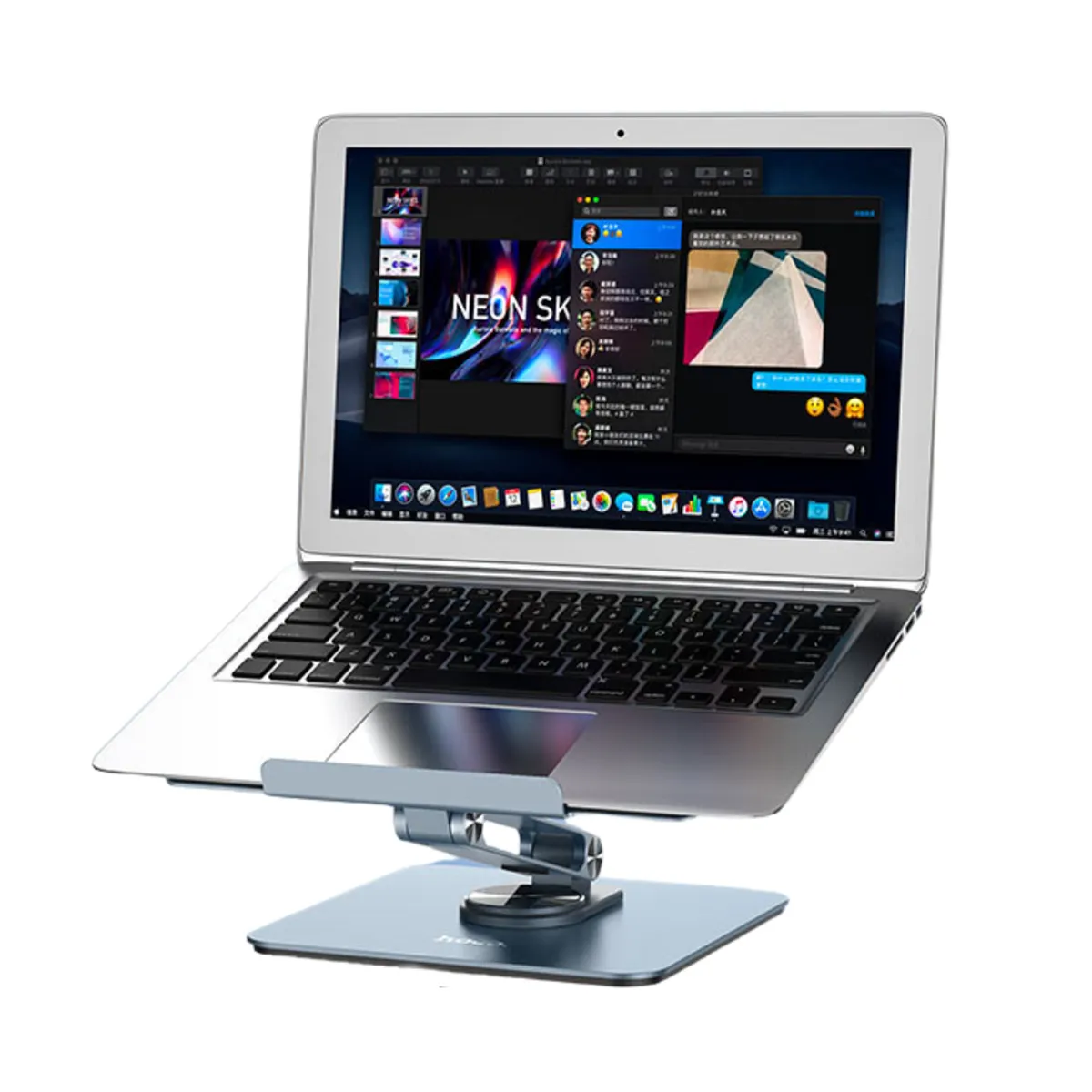 HOCO - Soporte Para Laptop MacBook Pro/Air Notebook- Giratorio 360 Plegable