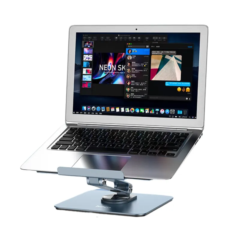 HOCO - Soporte Para Laptop MacBook Pro/Air Notebook- Giratorio 360 Plegable