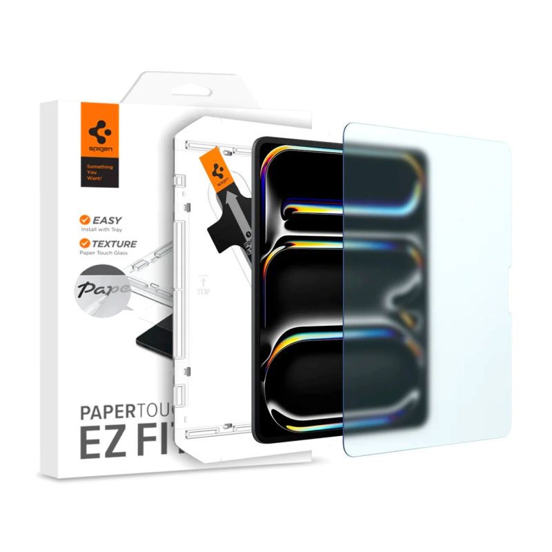 SPIGEN - Protector de Pantalla Vidrio Spigen Paper Touch EZ Fit iPad Air 13 M3 2025  M2 2024